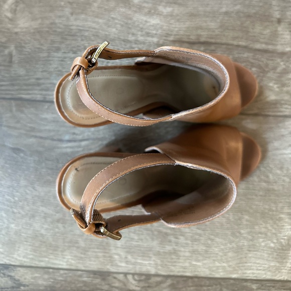 ALDO Open Toe Mules Women’s US Size 6.5 - Used Light Brown - Picture 3 of 8